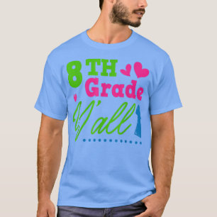 Camiseta 8.º Grado De Vuelta A La Escuela Docente Estudiant