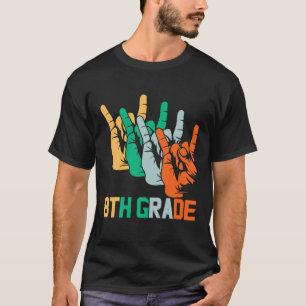 Camiseta 8.º Grado Es Mi Jam Vintage 80 Maestra De Boombox