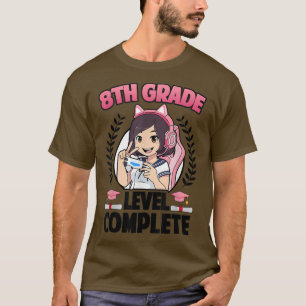 Camiseta 8.º Grado Graduación Completa 2022 Anime Gam