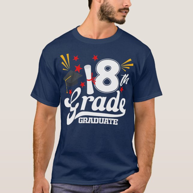Camiseta 8.º Graduado Graduado 2020 Graduado Superior (Anverso)