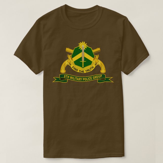 Camiseta 8.º Grupo de Policía Militar con la División de MP (Diseño del anverso)