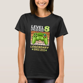 Camiseta 8.º jugador de cumpleaños nacido en 2015