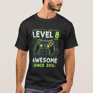 Camiseta 8.º Jugador de Cumpleaños Niño Funny de 8 años Och
