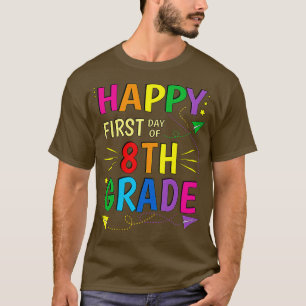 Camiseta 8.º octavo grado de vuelta a la escuela
