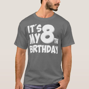 Camiseta 8.º regalo de cumpleaños