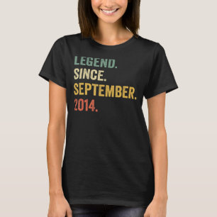 Camiseta 8 años de edad 8 de la leyenda del cumpleaños desd