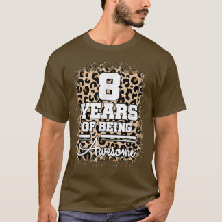 Camiseta 8 Años De Ser Maravilloso Octavo Cumpleaños Cute L