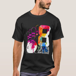 Camiseta 8 Años De Ser Una Impresionante Bola 8 De Cumpleañ