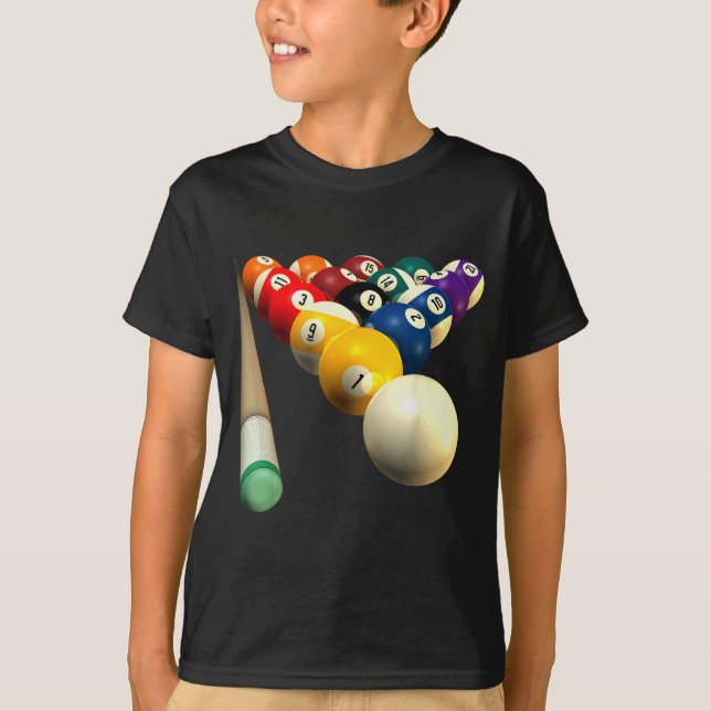 Camiseta 8-ball Ol Team S For Bar League Protecting  (Anverso)