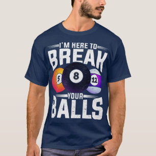 Camiseta 8 Ball Pool Player Funny Snooker Billiard
