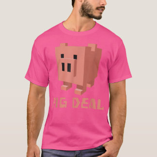 Camiseta 8-bit Pixelated PIG, PIGGY PIG DEAL 