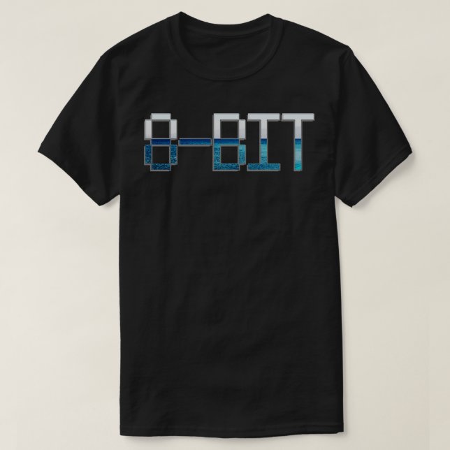 CAMISETA 8 BITS (Diseño del anverso)