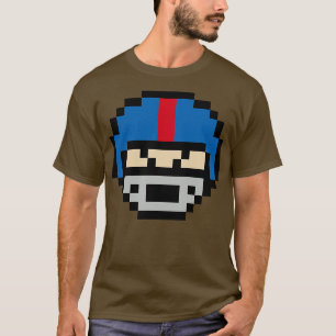 Camiseta 8 bits Cabeza de casco Oxford
