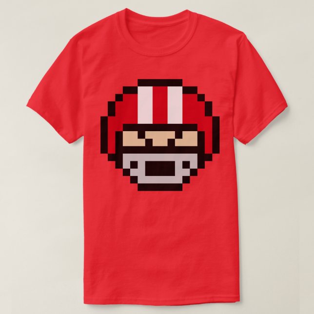 Camiseta 8 bits Casco Lafayette TShirt (Diseño del anverso)