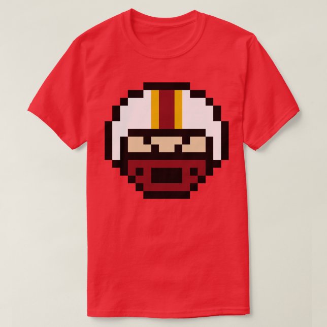Camiseta 8 bits Casco Monroe TShirt (Diseño del anverso)