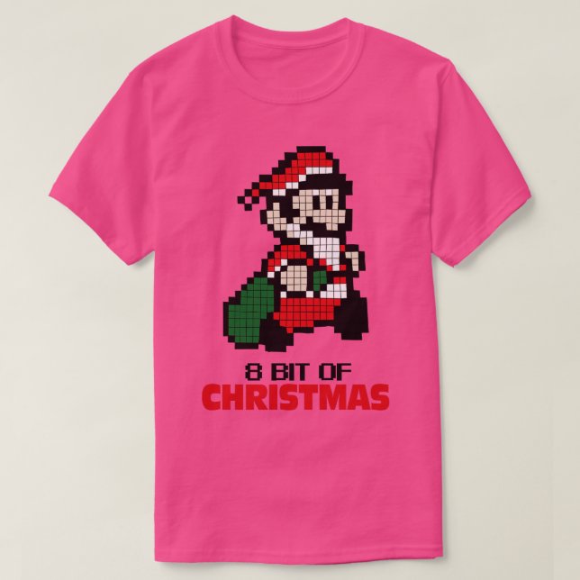 Camiseta 8 Bits de Navidades (Diseño del anverso)