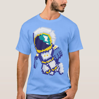 Camiseta 8 bits Pixel Astronauta Espacio Galaxia Ciencia Re