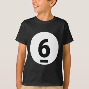 Camiseta 8 Bolas de billar 6 Mamáes de grupos de billar dis