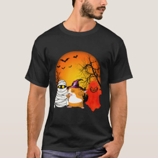 Camiseta 8 Cobayas de Halloween Calabaza