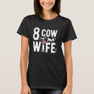 Camiseta 8 Cow Wife T-Shirt Funny Mormon LDS