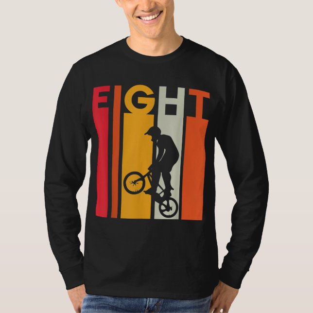 Camiseta 8 Cumpleaños 8 Años Bmx Bike Lover B-day (Anverso)