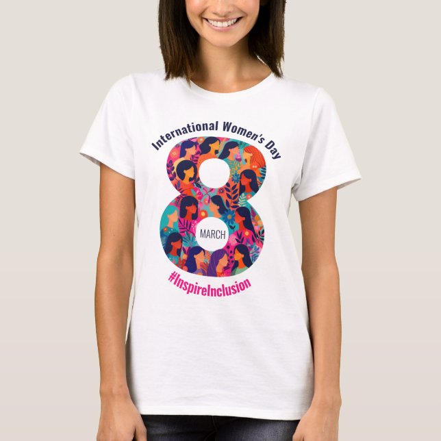 Camiseta 8 de marzo Día Internacional de la Mujer (Anverso)