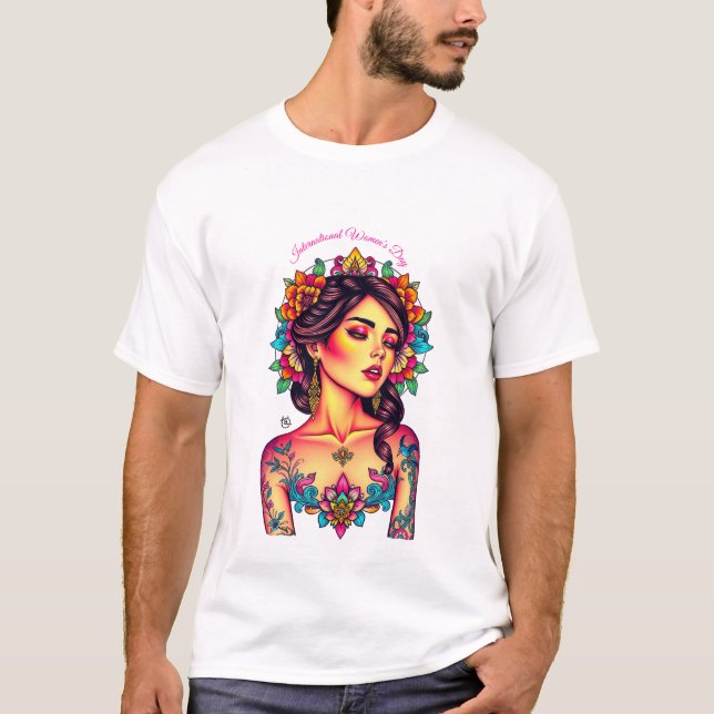 Camiseta 8 de marzo Día Internacional de la Mujer (Anverso)