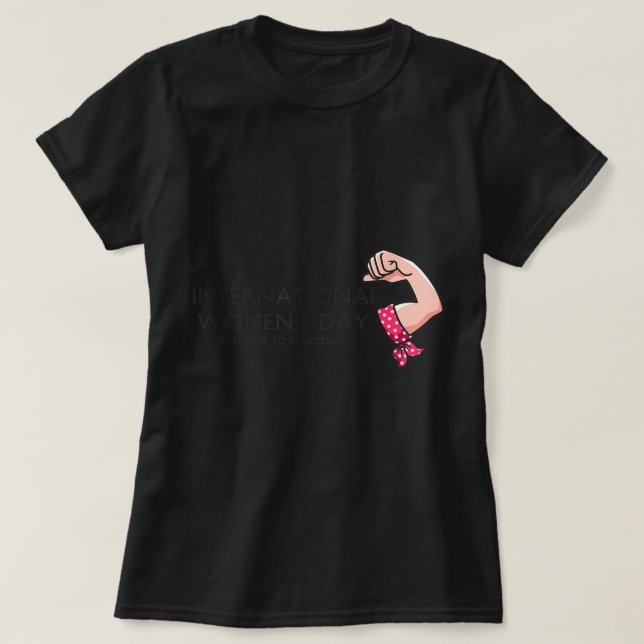 Camiseta 8 de marzo Día Internacional de la Mujer 2022 Eleg (Diseño del anverso)