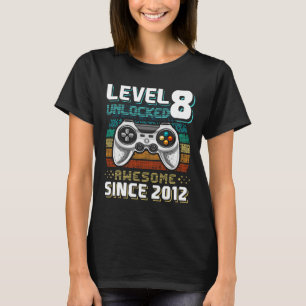 Camiseta 8 Desbloqueados Impresionantes Videojuegos 2012 8º