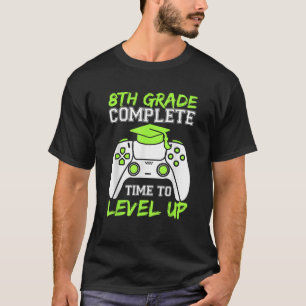 Camiseta 8 Grado Tiempo Completo Para Graduar A Jugador De