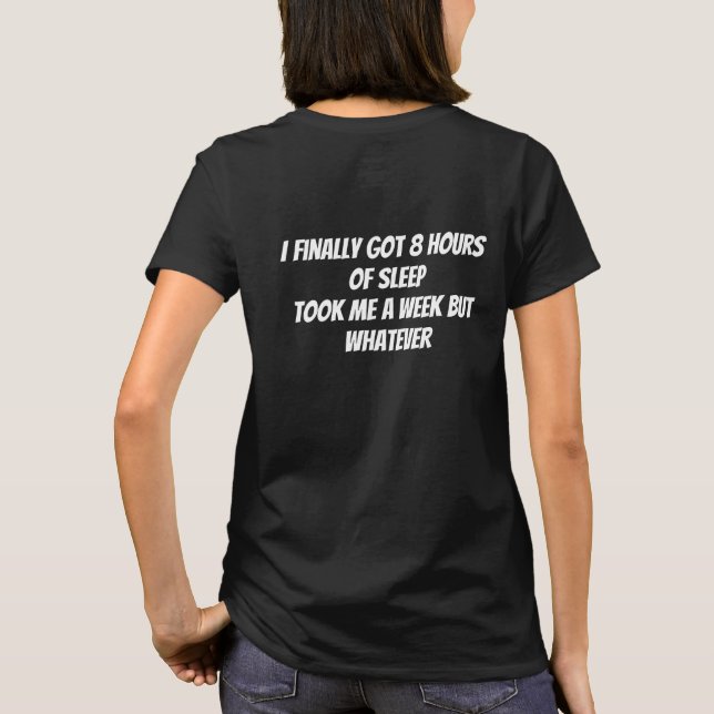 Camiseta 8 horas  (Reverso)