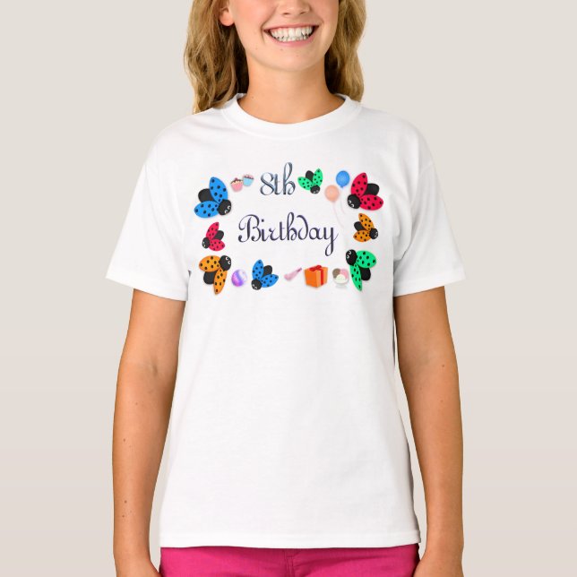 Camiseta 8 ladybugs (Anverso)