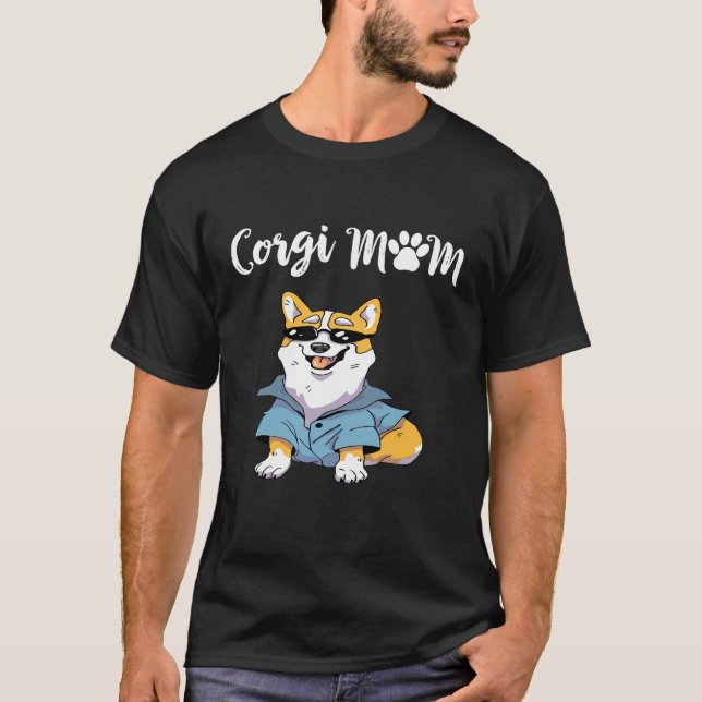 Camiseta 8 Mamá Corgi (Anverso)