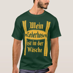 Camiseta 8 Mi Lederhosen Está En El Wash Funny Oktoberfest 