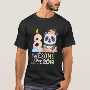 Camiseta 8 Panda Unicornio asombroso desde 2014