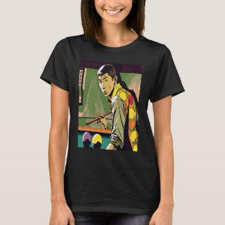 Camiseta 8 Pool Billiard Fans Retro Pop Style Billiards