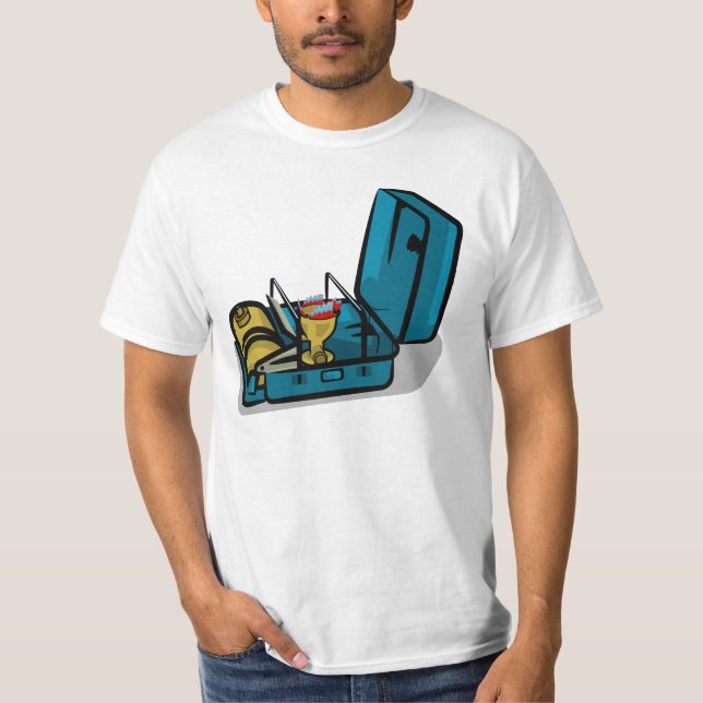 Camiseta 8 r Estilo de la unidad de presión del paquete (Anverso)
