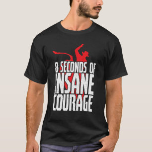 Camiseta 8 segundos de insance Curage Bull combatiendo la h