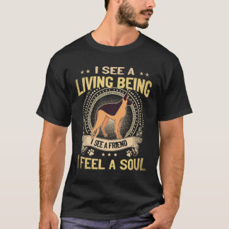 Camiseta 8 Veo un ser vivo Veo un amigo Siento un alma