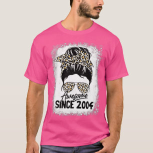 Camiseta 8 Years Old Awesome Since 00 Leopard 8th Birthday 