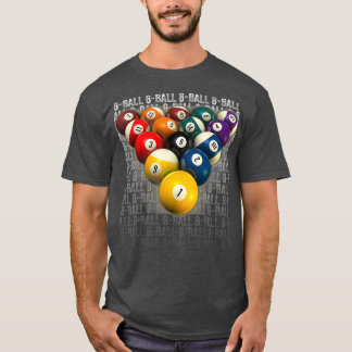Camiseta 8BALL POOL TEAM Cool Design Leagues and