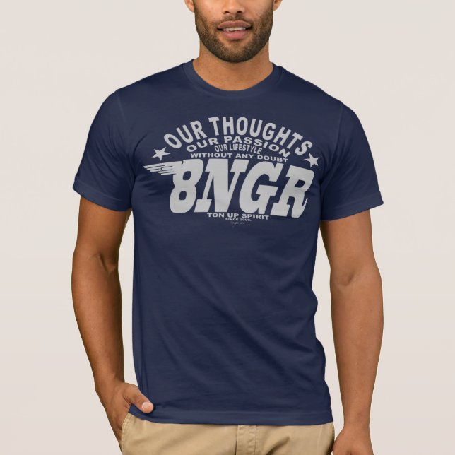 Camiseta 8NGRgrey (Anverso)