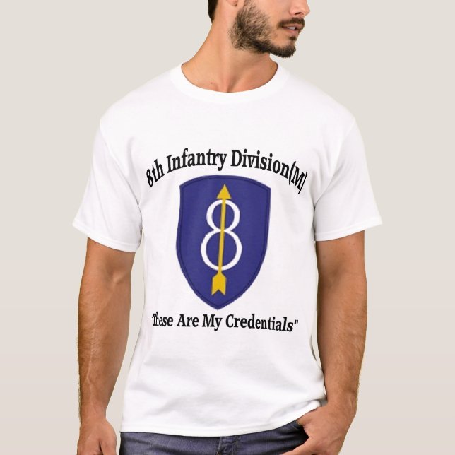 Camiseta 8vo División de infantería (Anverso)