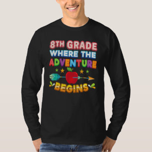 Camiseta 8vo Grado Donde Comienza La Aventura De Regreso A 