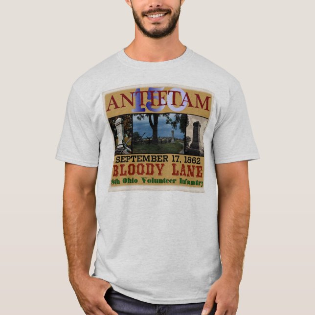 Camiseta 8vo Monumento voluntario de la infantería de Ohio (Anverso)