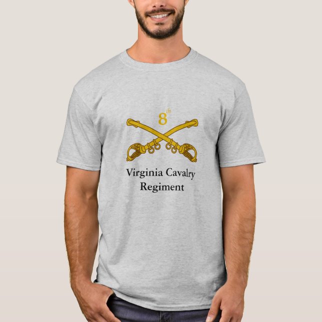 Camiseta 8vo Regimiento de caballería de Virginia (Anverso)