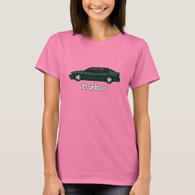 Camiseta 9000aero verde (Anverso)