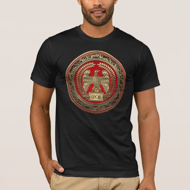 Camiseta [900] Águila imperial romana dorada (Anverso)
