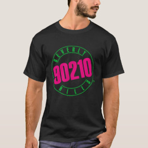 Camiseta 90210 Neón