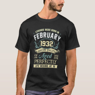 Camiseta 90.ª Leyenda De Decoración De Cumpleaños Nacida En